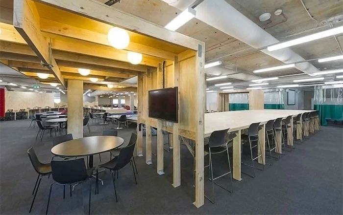 AA structural plywood university library
