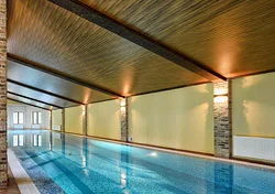 poolside wall ceiling marine plywood cladding