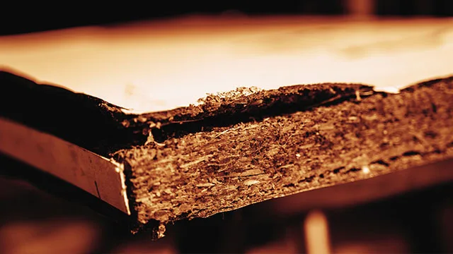 plywood moisture damage wood rot