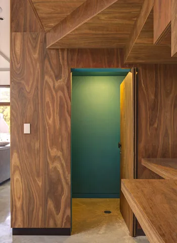 plywood wall panelling